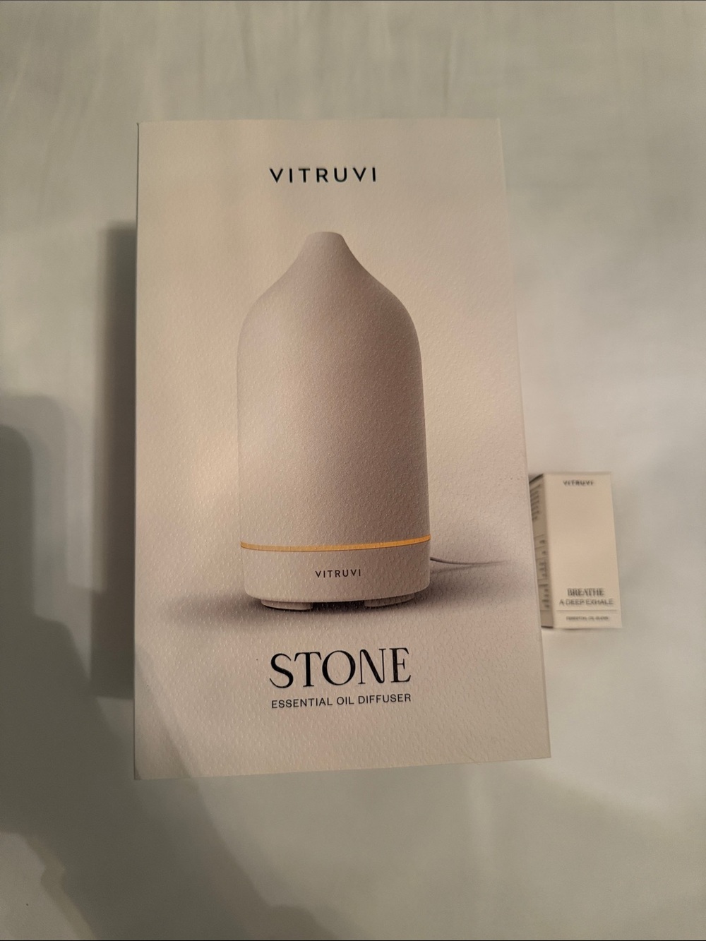Vitruvi Stone Essential Oil Diffuser - Sand